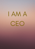 CEO affirmation card for women