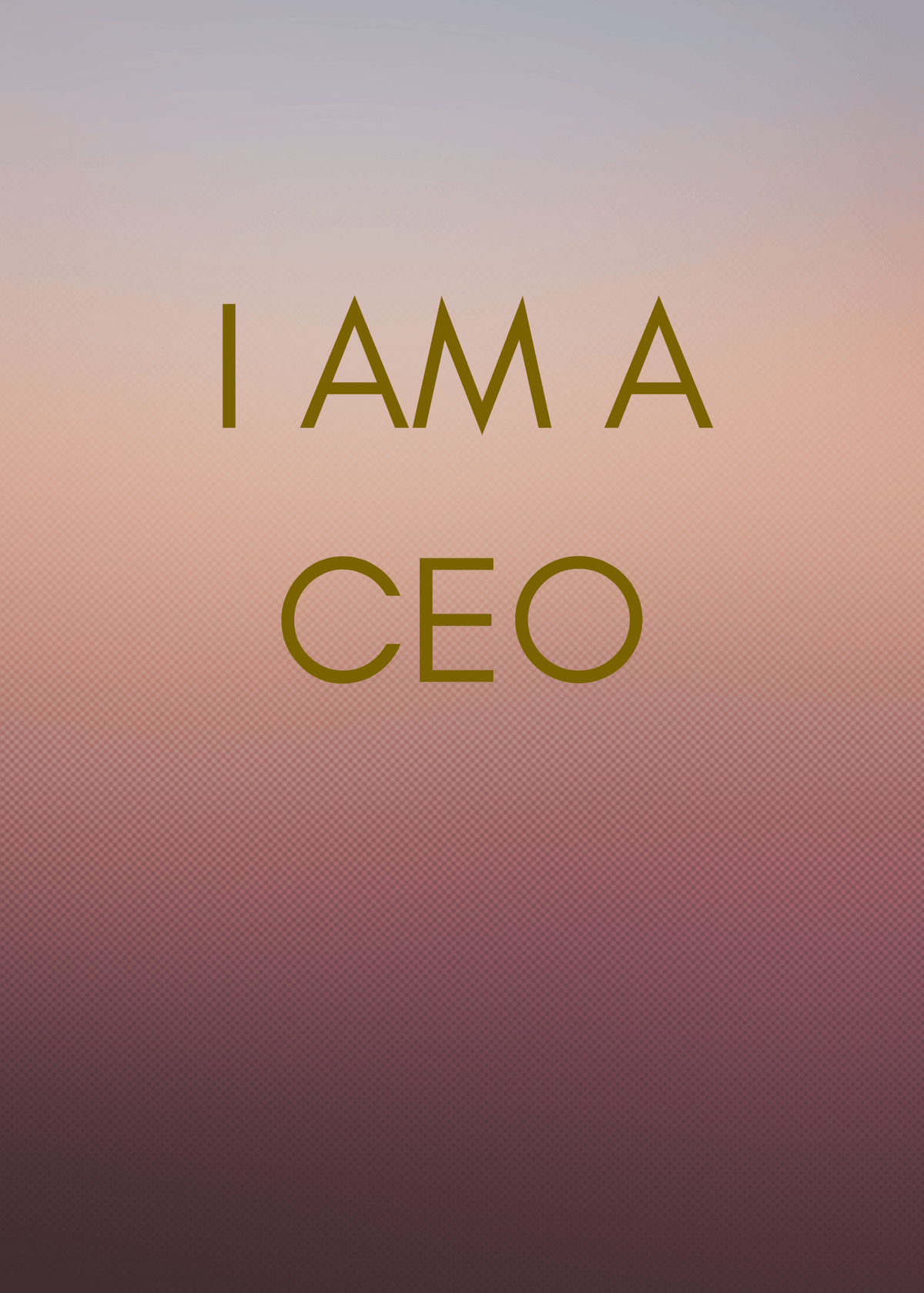 CEO affirmation card for women