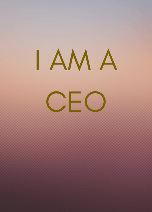 CEO affirmation card for women